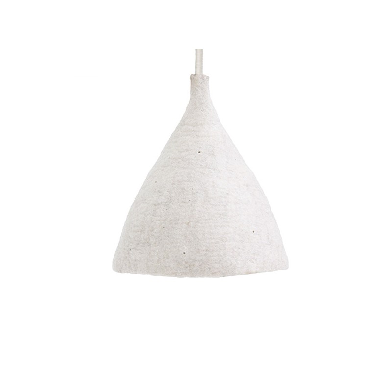 GREY CONICAL LAMPSHADE