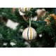 Globe Blush Metallic Ornament