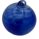Blauw Geblazen glazen bal