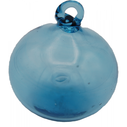 Boule en verre soufflé turquoise